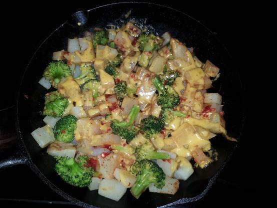 Potato broccoli casserole