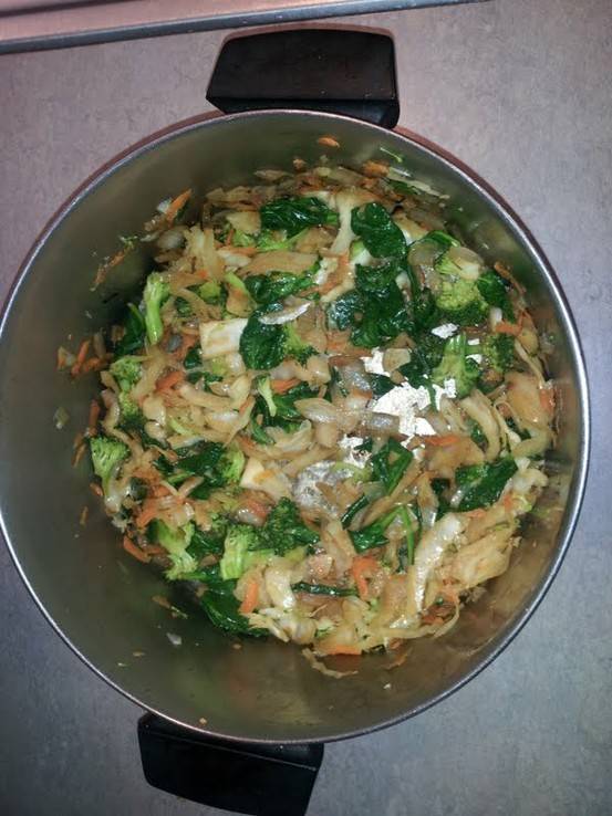 Chinese pot stickers mixture