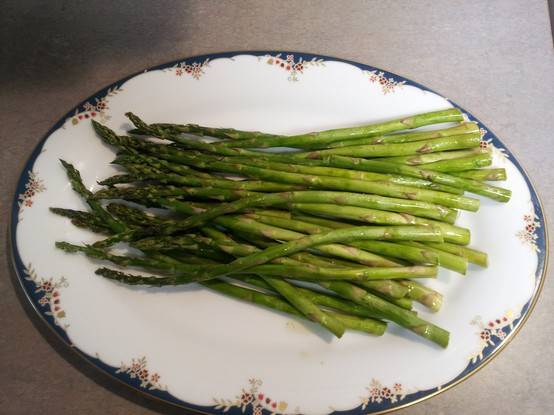 Roasted asparagus
