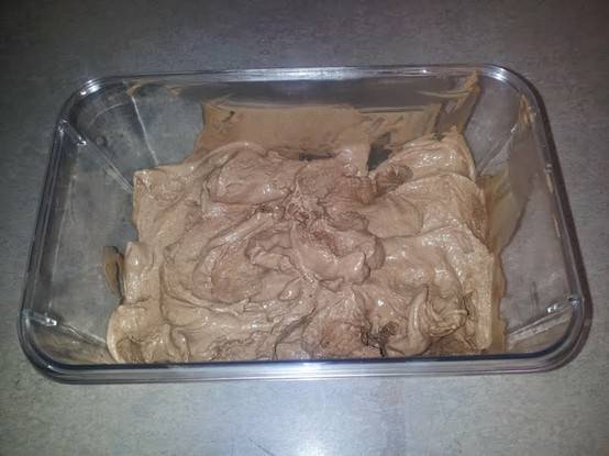Carob ice cream