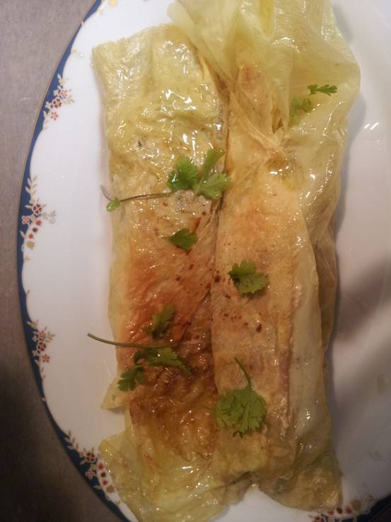 Soy beans sheets and Shrimp 