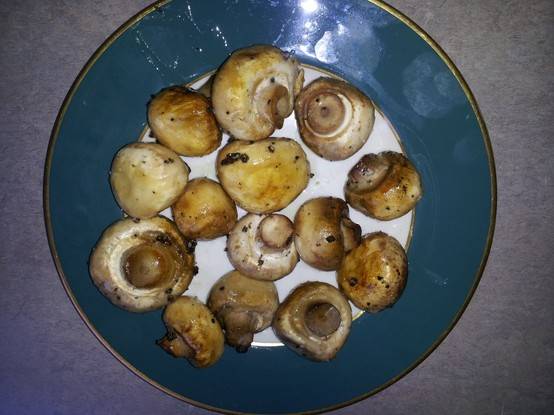 Sauté mushrooms
