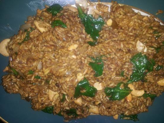 Spinach  Biryani 
