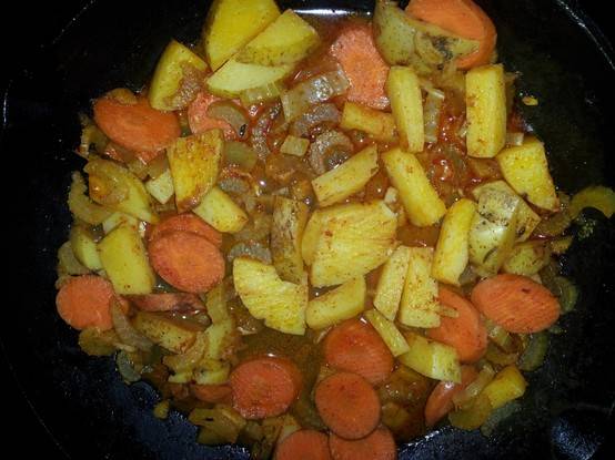 Ethiopian potato carrots