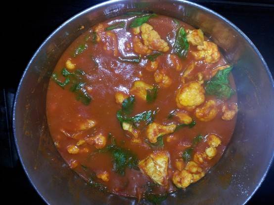 Chicken and cauliflower