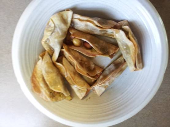 Wontons with cabbage