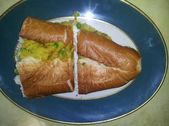Indian potato sandwich