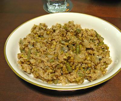 Kitchari with string beans