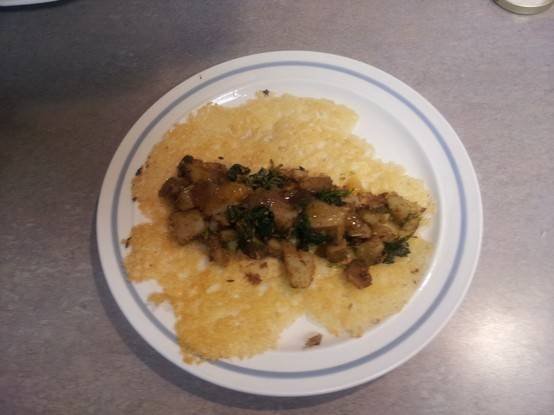 Dosas with spinach