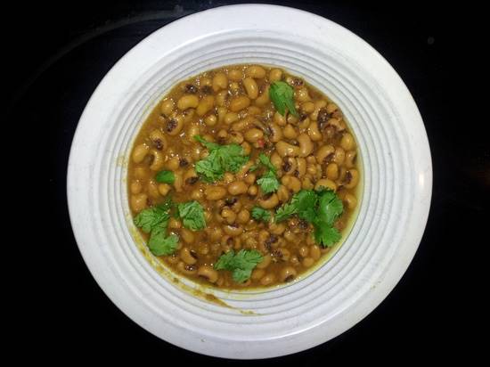 Black eyed peas dahl