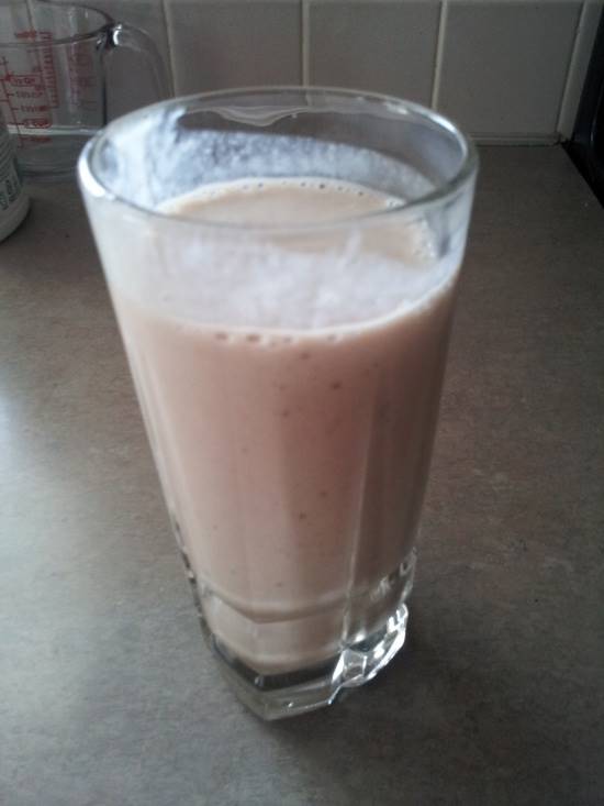 Frozen banana smoothie