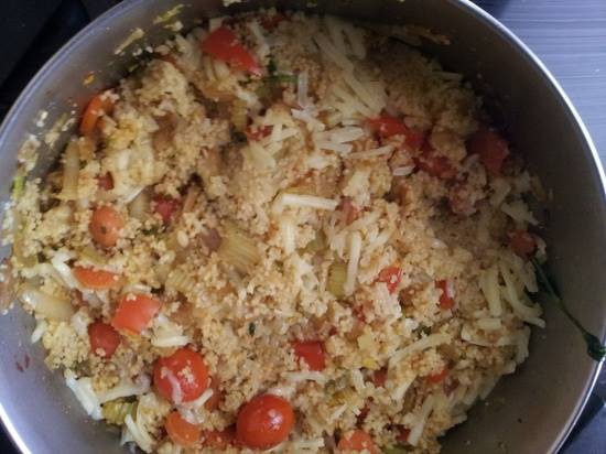 Couscous and vegetables