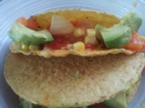 Fresh corn tacos