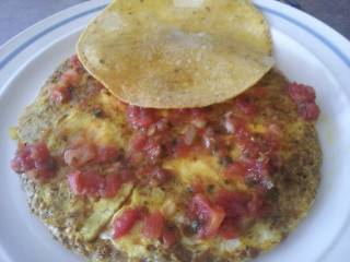 Mexican Indian omelet